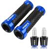ZYUHUA Per:HONDA CB500 CB500F CB500X CB 500 FX 1993-2003 2002 2001 2000 Accessori moto Manopole manubrio Tappo terminale manubrio 7/8 Inch 22mm(Blue-Two piece set)