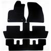J&J AUTOMOTIVE Tappetini in Tessuto per Citroen C4 Grand Picasso 2006-2013, Set da 4 Pezzi Anteriori e Posteriori, di Velluto su Misura, Antiscivolo, Colore Nero