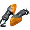 Yecnecty 1 Paio di Lente Gialla Anteriore posteriore Moto Indicatore di Direzione Lampada per Kawasaki KLE 500 650 Versys Z1000 Z750S Ninja 650R ZX-6R 600 636