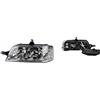 EASYSHOP24H Faro Fanale Proiettore Anteriore SX Sinistro Per Ducato Jumper Boxer 244 da 2002 a 2006 H7 H1 Cromato Predisposto Regolazione Elettrica Gruppo Ottico Luce Fanalino