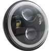 Generico faro moto Faro anteriore a LED per moto da 5,75 e 5 3/4 pollici, nero, per Harley, per Sportster 1200 XL1200L Custom XL1200C 883 XL883 883L XL883R 48