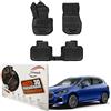 Trimak Tappetini 3D su misura, compatibili con BMW 2'er U06 Active Tourer Plug-in-Hybrid Auto Accessori 1° e 2° fila, tappetini in gomma TPE per tutte le stagioni, inodore, antiscivolo, anteriore e
