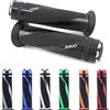 Area1 Manopole Manubrio Moto Impugnature per Moto Scooter, Universali 22/24mm compatibile con Beverly 125, 200, 250, 300, 350, 400, 500 (Coil Nero)