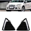 Generico LED DRL Lampada antinebbia con luce di marcia diurna per Ford Focus 3 MK3 2012 2013 2014,Luci di marcia diurna DRL 12V LED Daylight Fendinebbia con relè stile dimmerabile