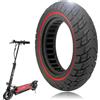 TREFAN 10x2,5 Pneumatici Pieni per Kugoo M4/M4 Pro/Zero 10X Monopattino Elettrico 10 Pollici Pneumatici di Ricambio Fuoristrada per Pneumatici 10x2.125 e 10x2.25, Anti-Shock e Antiscivolo (2 Pezzi)