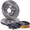 ATEC Germany Set freni asse anteriore incl. dischi freno Ø 257 mm ventilati | Compatibile con: FIAT GRANDE PUNTO