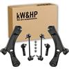 kW&HP KIT 6 PEZZI BRACCETTI BRACCI AVANTRENO CON BIELLETTE E TESTINE ANTERIORI DX/SX COMPATIBILE CON SEDICI, SX4