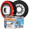 RESCAL - Calza da neve in tessuto per veicoli pesanti, omologata per legge di montagna, catena da neve in tessuto per veicoli pesanti, attrezzatura invernale per camion pesanti, testata e certificata