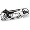 STR8 Coperchio per alloggiamento motore STR8 Extreme Cut Minarelli lungo, cromato