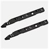TUTTO PER QUATTRO, Kit 2 Staffe Supporto Paraurti Anteriore Destro e Sinistro Per Alfa Romeo Mito (955) 2008-2018