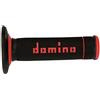 MES Domino COPPIA MANOPOLE BICOLORE NERO/ROSSA MODELLO EXTREME PER MOTO OFF ROAD ENDURO/CROSS IN MATERIALE BICOMPONENTE Lunghezza: 118 mm Accessori: 97.5595.04-00