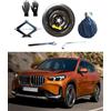D'ANGELO 1988 Kit Ruotino di Scorta 17 compatibile con BMW X1 da 2022 (U11) con Cric, Chiave, Guanti e Sacca