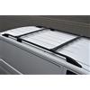 ALVM Parts & Accessories - Set di sbarre trasversali in alluminio per sbarre laterali del tettuccio del Transit Custom 12+, colore nero