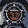 labelbike - Adesivo 3D Moto Tappo Serbatoio Protezione e Decorazione in Resina compatibile con Honda CBR 650 R - Arancione