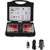 Generic Fanali posteriori per rimorchio senza fili magnetici 12-24V Kit di luci di coda a LED per roulotte R65