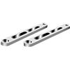 Asudaro 2pcs staffe di estensione del manubrio della moto Staffa della luce del motociclo del motociclo Staffa di montaggio del supporto del del faro multifunzionale Staffa di estensione del faro del moto