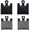 Road Passion Pastiglia Freno Disco Anteriore per KAWASAKI ZX6R (ZX 636 B1/B2/C1/C6F) / ZX-6RR (ZX 600 K1/M1/N1/N6F) 2003-2006 / VN1600 B2H/B6F/B7F (Mean Streak) 2005-2008
