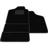 Generico Tappetini compatibili con Fiat Panda 141 1980-2003, kit tappetini auto personalizzati, set tappeti in moquette, bordo nero, no ricamo.