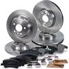 ATEC Germany BESTPRICE Set freni incl. dischi freno anteriori Ø 300 mm + posteriori Ø 302 mm + pastiglie freno anteriori e posteriori, compatibile con FORD GALAXY II (WA6), S-MAX (WA6)