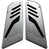 GHALSIEAV Cuscinetto Pedana Per TMAX 530 Antiscivolo Per T-max 560 Per TMAX530 Per TMAX560 2012-2021 Cuscinetti Poggiapiedi(Silver)