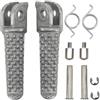 TCPCHKHOPP Poggiapiedi Pedane PER CBR600RR PER CBR 600 RR 2003-2024 PER CBR1000RR PER CBR 1000 RR 2004-2024 Moto Poggiapiedi Anteriore Peg Pedali Poggiapiedi Moto
