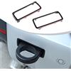 DIYUCAR ABS Plastica Auto Rimorchio Gancio Foro Cornice Decorazione Adesivo Trim Per Land Rover Defender 2020-2022 Auto Accessori Esterni