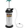 DAHAD Pompa di aspirazione olio 5.3L, dispositivo di aspirazione olio manuale a vuoto, siringa di aspirazione olio con 4 tubi e valvola di scarico, pompa di aspirazione olio per auto, moto, tosaerba