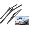 HDXIN Spazzole tergicristallo Spazzole tergicristallo Anteriori Posteriori, per Citroen DS3 DS 3 2009-2016 Kit spazzole tergicristallo