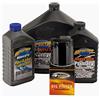 GZM Kit Tagliando Spectro Olio Motore 20W-50 + Primaria + Cambio + Filtro Olio Nero x Harley Dyna Softail Touring V-Rod dal 1999 al 2017