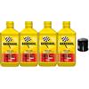 Generico 4 LT OLIO XTC C60 15W50 compatibile con bardahl XTC + FILTRO compatibile con BMW F 800 GS GT R HP4 1000 r 1200 gs r