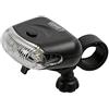 Lampa 93573 Fanale Anteriore, 4 LED, 3 Funzioni, Nero