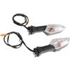 AMYALIN Frecce Moto Per KAWASAKI ER-6N ER-6F ZX-6R Indicatore Di Direzione Posteriore Per Moto(Chiaro)