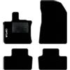 QUEMAR Tappetini Auto compatibili con Renault Captur II dal 2020 anche E-Tech Plug-in Hybrid/Kit Tappeti Moquette e Gomma su Misura (Set 4pz)/ Ricami e Colori Personalizz (Bordo Antracite, 1 Ricamo)