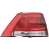 EDA PREMIUM auto FANALE POSTERIORE Sinistra 5G0945095F compatibile per VW GOLF VII 2012-2017, H/B, esterno, ECE