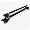 Owen Barre Portatutto 5.0 Pro I Colore nero I 120 cm I Universali per auto con rail alto sul tetto I Carico di di 90 kg I Montaggio a 2 minuti I Certificazione TÜV I Barre Portatutto per auto