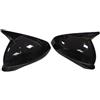 KVKQMLFEAW Calotte Specchietti Per Seat Per Leon Per Cupra Per Formentor 2020-2024 Copertura Specchietto Retrovisore Laterale Per Auto Tappo Parafango Copri Specchietto Retrovisore(Gloss Black)