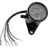LIDWF Contagiri per motori elettrici 220 Km/h Tachimetro Meccanico Moto Cruscotto Strumenti Indicatori Indicatori Contachilometri Per Bobber Chopper