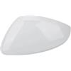 IENQBVL Calotta Specchietto Retrovisore Per Renault Per Clio 5 MK5 2019-2025 Con Primer Nero Lucido Bianco Copertura Specchietto Retrovisore Laterale(White Left)