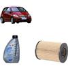 Generico Kit filtro olio + 6L olio Q8 5W30 per Classe A W169 A160CDI/A180CDI/200CDI (2004-2012)