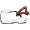 Grace's Secrets Emblema Logo Auto compatibile con Alfa Romeo Stelvio Q4, Distintivo Logo Emblema Car Body Logo Sticker Auto Stemmi Decorazioni,D