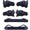 Generico Kit di riparazione capote compatibile con Fiat 500 Cabrio Fiat 500C 500 C (6 parti)