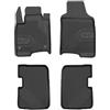 OMAC Tappetini Tappetini in Gomma Compatibili con FIAT Panda III 2012-2026 außer Hybrid Nero 4 Pezzi