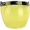Aumotop Visiera per Casco Universal, Visiera Casco 3 Bottoni, Visiera a Lente Moto Anti UV AntiGraffio, per Caschi Aperti, 6 Colori Disponibili