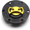 psler Tappo serbatoio benzina per Daytona 675 Daytona 955i Speed Four(Giallo)