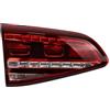 Ropaix Fari Posteriori Auto Per Golf 7 2013-2017 Fanale Posteriore A LED Indicatori Di Direzione Freno Bend Lampada Ricambi Auto Gruppo Fanale Posteriore Luci Posteriori(Inside Left)