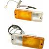 GENERICO SX+DX Coppia FANALE Anteriore per Suzuki SJ410 SJ413 Samurai Santana Attacco Tondo FANALINO Bianco