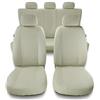 Mossa Coprisedili compatibili con Fiat 500 (2007- ) - fodere sedili auto - set coprisedili auto universali - CMP-BE