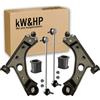 kW&HP KIT 6 PEZZI BRACCETTI BIELLETTE E BOCCOLE BARRA DX/SX PER GRANDE PUNTO, PUNTO EVO, LINEA, QUBO