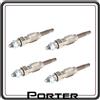 GSC RICAMBI SRL KIT 4 CANDELETTE COMPATIBILE CON PIAGGIO PORTER 1200 1400 DIESEL (LDW -1404/P - LDW -1204/P) FINO AL 2005 - PIAGGIO QUARGO DIESEL TUTTI I MODELLI