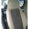 TOPCAR-ATHENS 1+1 Ecopelle (Beige) & Bicolore (Grigio e Νero) Sintetica Due Auto Coprisedili (Adatti per Modelli 2007 2008 2009 2010 2011 2012 2013 2014)